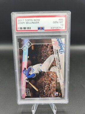2017 Topps NOW Cody Bellinger RC #85 LA Dodgers PSA 10 1st Topps Now Card